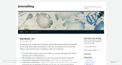 Desktop Screenshot of jimsnailblog.wordpress.com