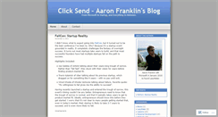 Desktop Screenshot of clicksend.wordpress.com