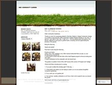 Tablet Screenshot of mbcgarden.wordpress.com