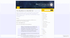Desktop Screenshot of elearningtyro.wordpress.com