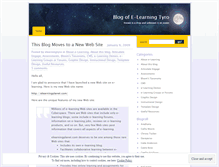 Tablet Screenshot of elearningtyro.wordpress.com