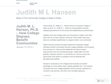 Tablet Screenshot of judithhansen.wordpress.com