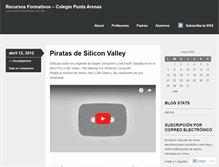 Tablet Screenshot of colegiopuntaarenas.wordpress.com