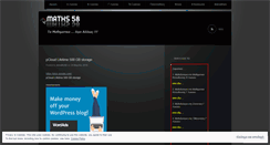 Desktop Screenshot of maths58.wordpress.com