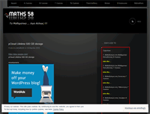 Tablet Screenshot of maths58.wordpress.com