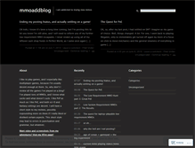 Tablet Screenshot of mmoaddblog.wordpress.com