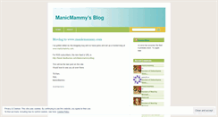 Desktop Screenshot of manicmammy.wordpress.com