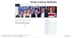 Desktop Screenshot of exeterlabourstudents.wordpress.com