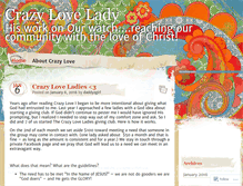 Tablet Screenshot of crazylovelady.wordpress.com