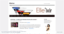 Desktop Screenshot of elleixir.wordpress.com