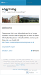 Mobile Screenshot of edgyliving.wordpress.com
