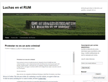 Tablet Screenshot of luchasrum.wordpress.com