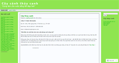 Desktop Screenshot of caythuycanh.wordpress.com