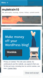Mobile Screenshot of muletrain10.wordpress.com