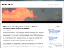 Tablet Screenshot of muletrain10.wordpress.com