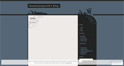Desktop Screenshot of hunterjumper19.wordpress.com