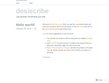 Tablet Screenshot of desiscribe.wordpress.com