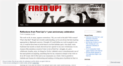 Desktop Screenshot of firedupsf.wordpress.com