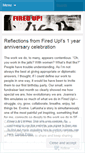 Mobile Screenshot of firedupsf.wordpress.com