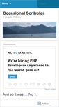 Mobile Screenshot of anyscribbles.wordpress.com