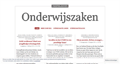 Desktop Screenshot of onderwijszaken.wordpress.com