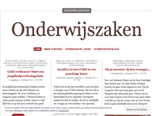 Tablet Screenshot of onderwijszaken.wordpress.com