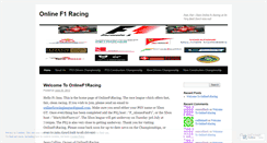 Desktop Screenshot of onlinef1racing.wordpress.com