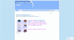 Desktop Screenshot of crochet4free.wordpress.com