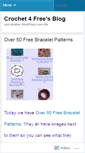 Mobile Screenshot of crochet4free.wordpress.com