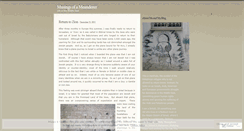 Desktop Screenshot of musingsofameanderer.wordpress.com