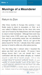 Mobile Screenshot of musingsofameanderer.wordpress.com