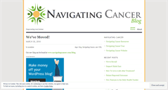 Desktop Screenshot of navigatingcancer.wordpress.com