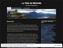 Tablet Screenshot of lavidademichelle.wordpress.com