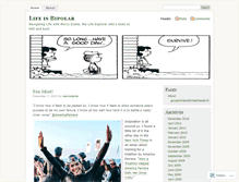 Tablet Screenshot of bipolarized.wordpress.com