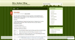 Desktop Screenshot of mrsstokes.wordpress.com