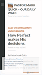 Mobile Screenshot of pastormarkquick.wordpress.com