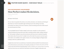 Tablet Screenshot of pastormarkquick.wordpress.com