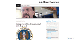 Desktop Screenshot of 24hourdorman.wordpress.com