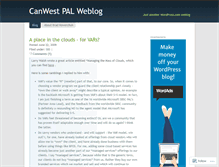 Tablet Screenshot of canwestpal.wordpress.com