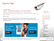 Tablet Screenshot of liguriaoggi.wordpress.com