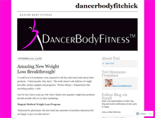 Tablet Screenshot of dancerbodyfitchick.wordpress.com