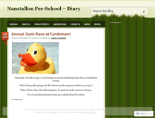 Tablet Screenshot of nanstallonpreschool.wordpress.com