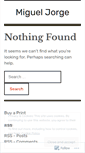 Mobile Screenshot of migueljorge.wordpress.com