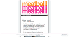 Desktop Screenshot of meatballl.wordpress.com