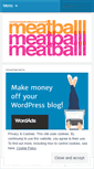 Mobile Screenshot of meatballl.wordpress.com