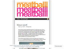 Tablet Screenshot of meatballl.wordpress.com