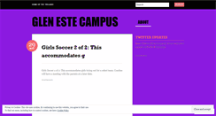Desktop Screenshot of glenestehs.wordpress.com