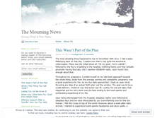 Tablet Screenshot of mourningnews.wordpress.com