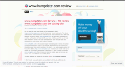 Desktop Screenshot of humpdate.wordpress.com