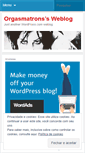Mobile Screenshot of orgasmatrons.wordpress.com